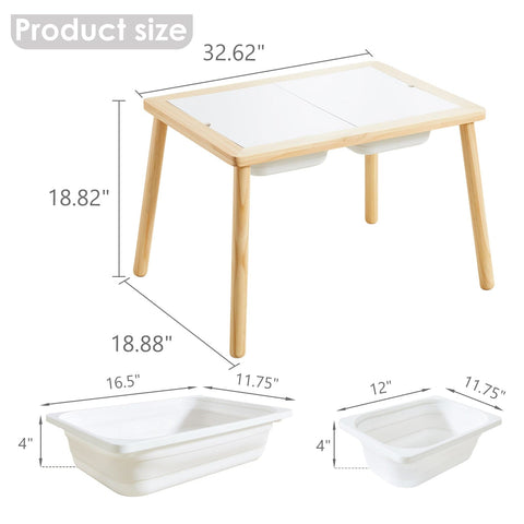 Land, Sand, Water Sensory Table w/ Bins - Right Play