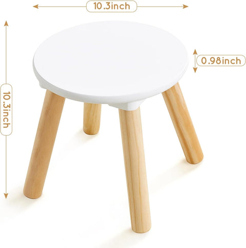 Round Wooden Stools, 2 Pack - Right Play