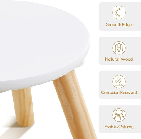 Round Wooden Stools, 2 Pack - Right Play