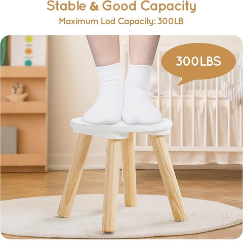 Round Wooden Stools, 2 Pack - Right Play