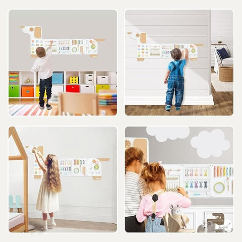 Dog Activity Wall Busy Board Panel - Right Play