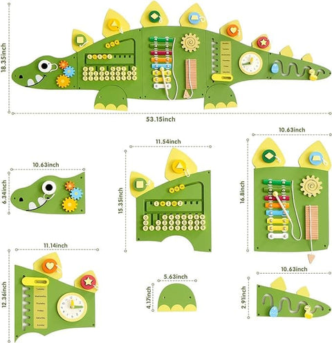 Dinosaur Activity Wall Busy Board Panels - Right Play
