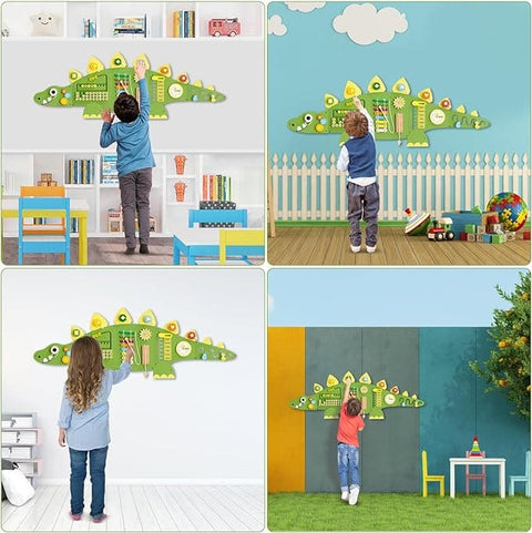 Dinosaur Activity Wall Busy Board Panels - Right Play