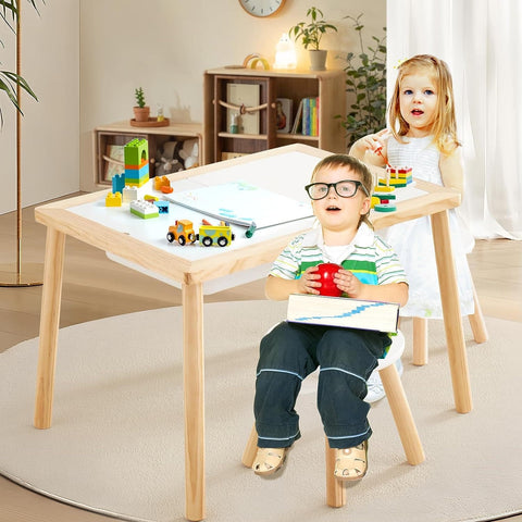 Round Wooden Stools, 2 Pack - Right Play
