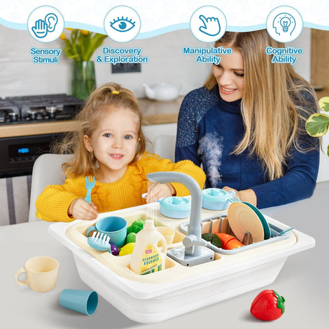 Play Kitchen Sink Toys with Large Bin - Right Play