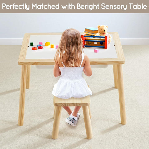 Square Wooden Stool, 1 Pack - Right Play