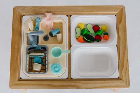 Table + Bins +Stools *2 + Sink Toy Bundle - Right Play