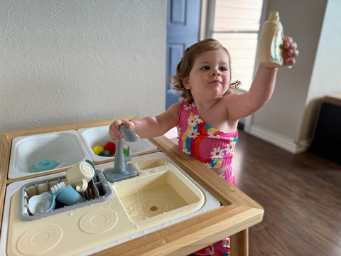Play Kitchen Sink Toys with Large Bin - Right Play
