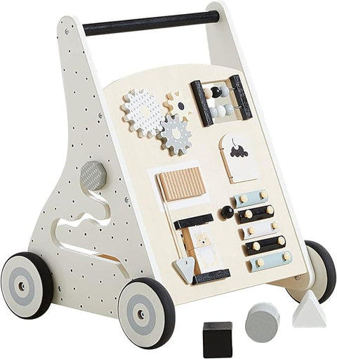 Wooden Baby Walker Push and Pull Learning Activity Walker