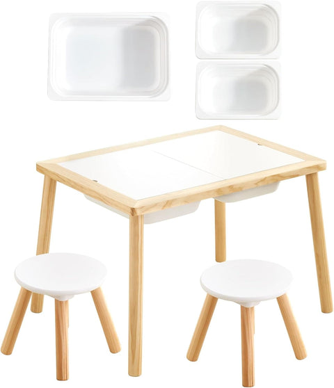 Sensory Table and Chair Set w/ Bins