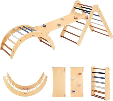 5 In 1 Pikler Triangle Gym Set