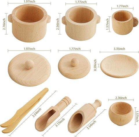 Wooden Sensory Bin Toys