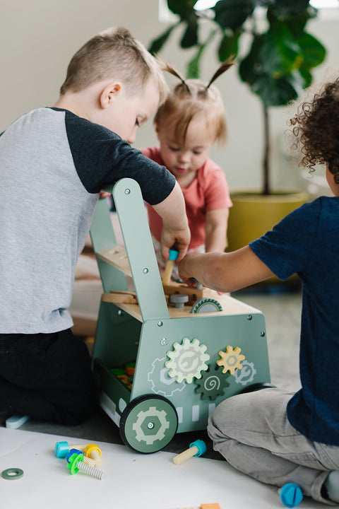 Wooden Baby Engineer Walker