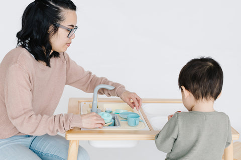 Play Kitchen Sink Toys with Large Bin