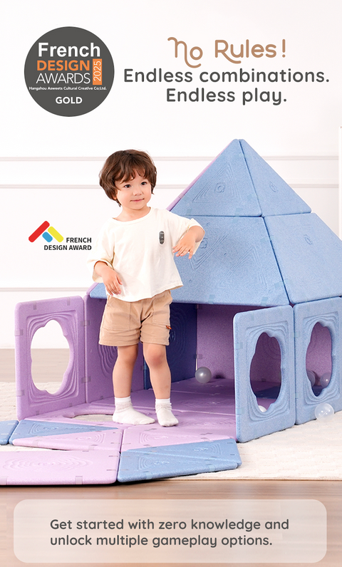 Magnetic Fort Building Play Home